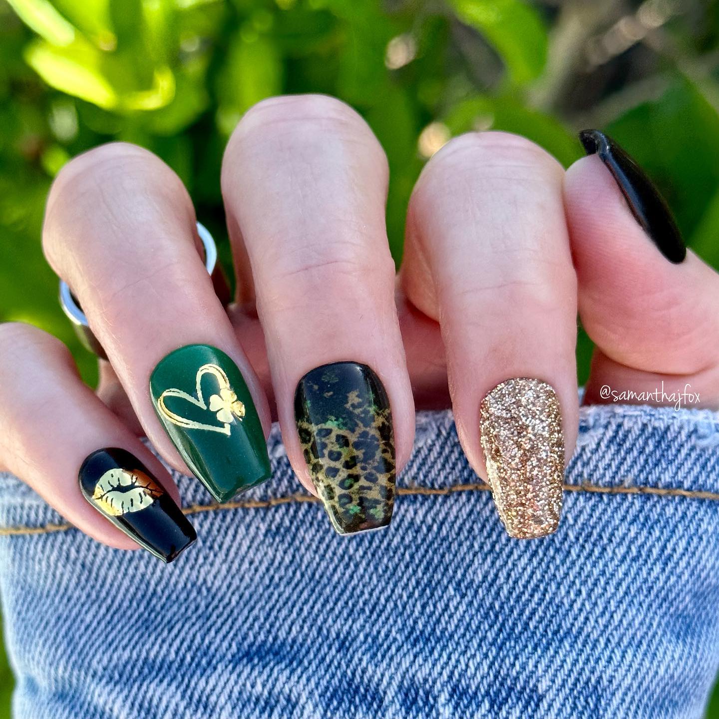 Short Acrylic Coffin Nails
